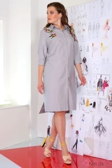 Платье ЮРС 17-709 серый