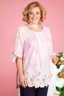 Блузка, туника, рубашка Лилиана 568 лиловый