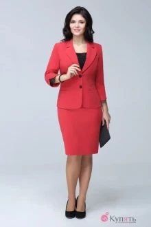 Юбочный костюм ЛаКона 921 клюква