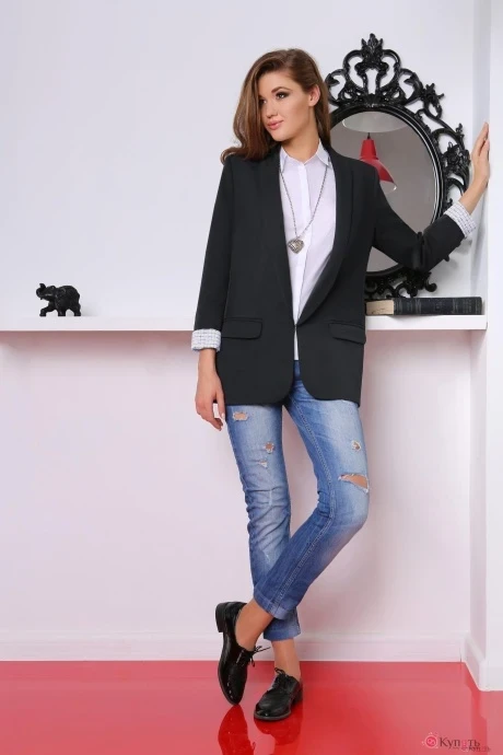 Жакет (пиджак) LeNata 11601 черный #1