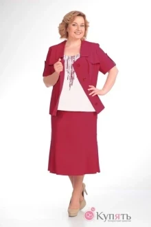 Юбочный костюм Algranda 2497 бордо