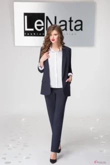 Брючный костюм LeNata 31605 синий