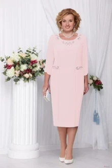 Платье Нинель Шик 5550 пудра