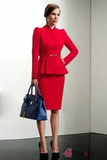 Юбочный костюм Lissana 1740 красный