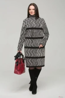 Пальто Ива 632 серый