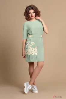 Платье Мублиз 113 олива