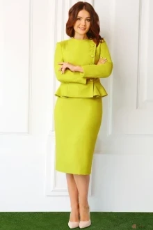 Юбочный костюм Мода-Юрс 2314 олива
