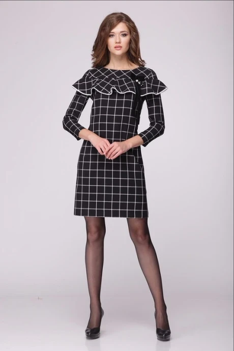 Платье Ладис Лайн 834 черный #1