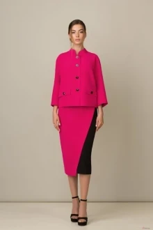 Юбочный костюм Rosheli 426 фуксия