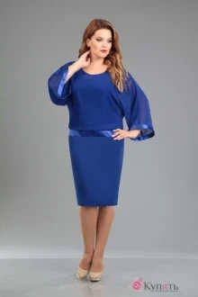 Платье Ива 947 василёк