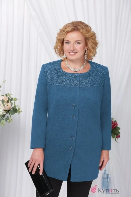 Кардиган Нинель Шик 5562 морская волна #1