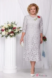 Платье Нинель Шик 2105 светлый беж