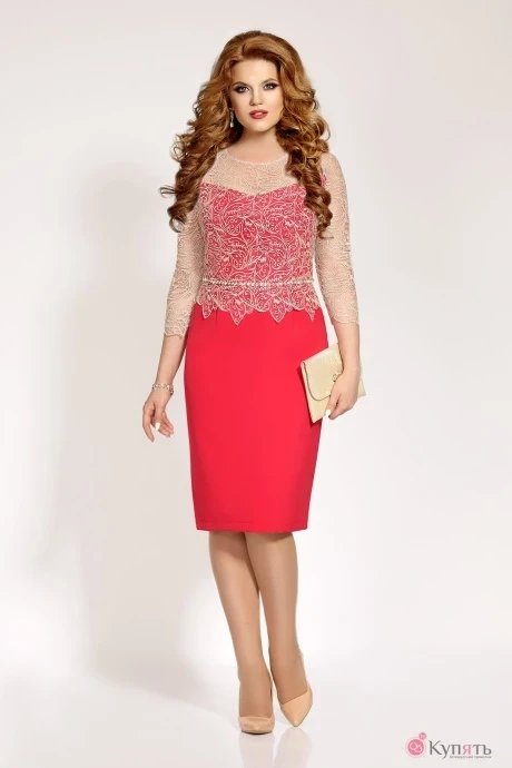 Платье Mira Fashion 4306-2 красный #1