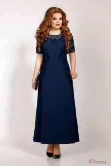 Платье Mira Fashion 4263т синий