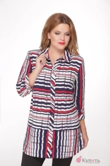 Блузка, туника, рубашка Дали 2293 красный