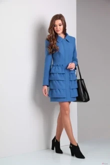 Пальто Diamant 1206 синий