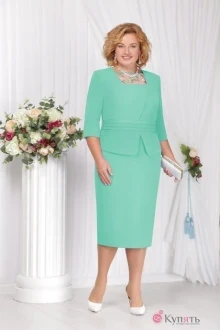 Платье Нинель Шик 2116 св.зеленый