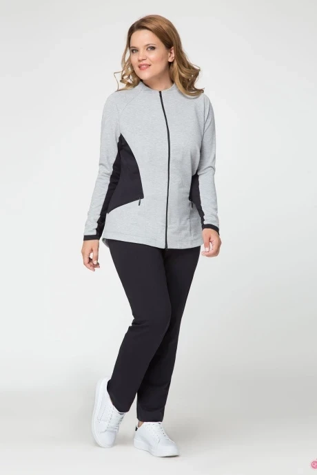 Спортивный костюм УТИЛЬ PANDA 390820 серо-черный #1