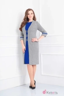 Платье Ksenia Style 1457 василёк
