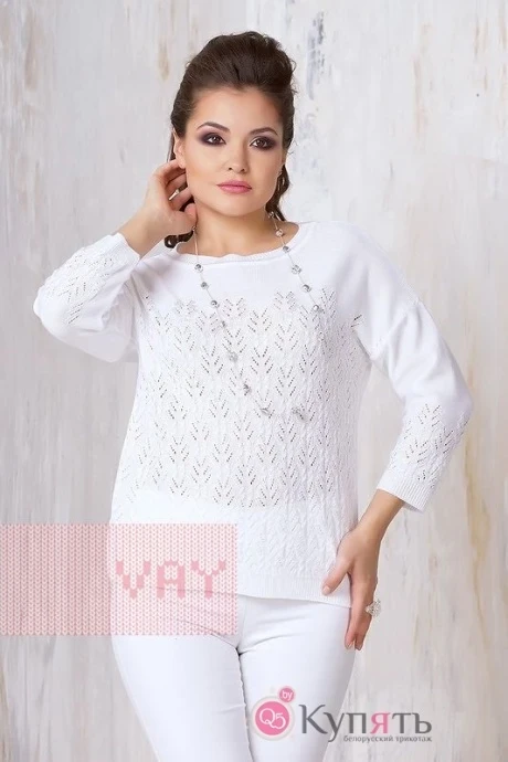Джемпер (кофта) VAY 4402 белый #1