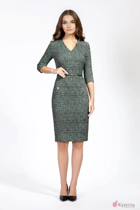 Платье Bazalini 2901 зелёный #1
