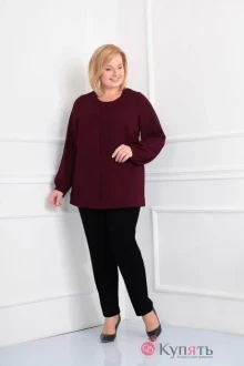 Блузка, туника, рубашка Algranda 2840b бордо