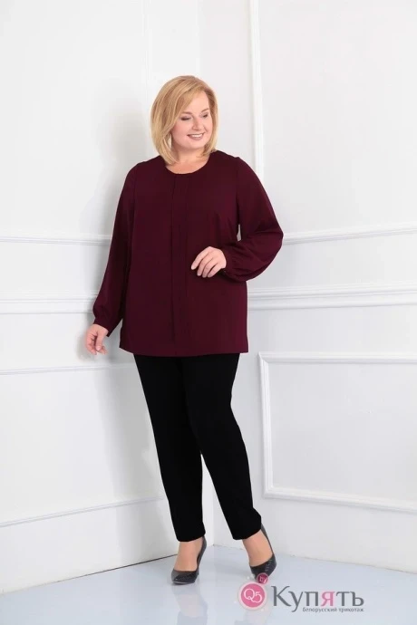 Блузка, туника, рубашка Algranda 2840b бордо #1