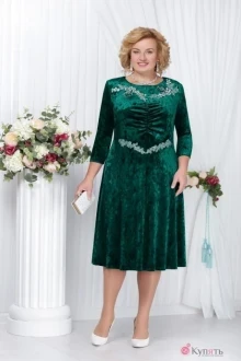 Платье Нинель Шик 5584 зелёный