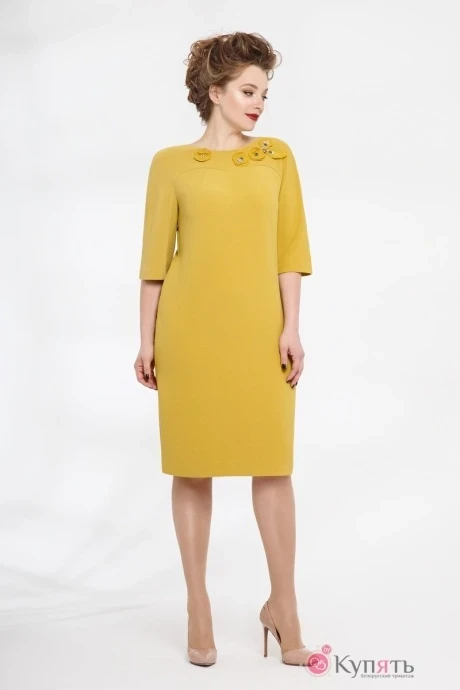 Платье Магия Моды 1262 горчица #1