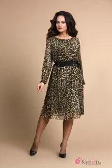 Платье ALANI COLLECTION 651 леопард