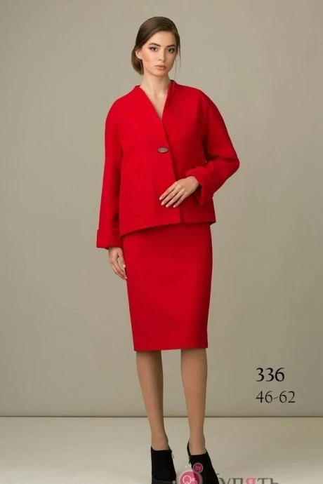 Юбочный костюм Rosheli 336 красный #1