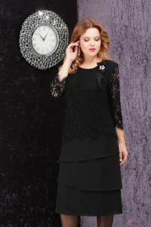 Платье LeNata 11829 черный