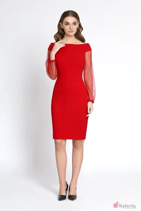 Платье Bazalini 2936 красный #1