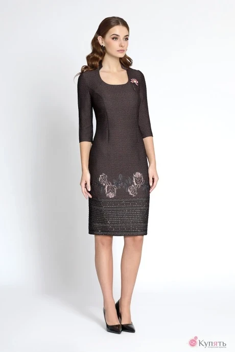 Платье Bazalini 2950 коричневые тона #1