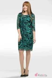 Платье DilanaVIP 1125 зелёный
