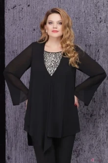 Блузка, туника, рубашка LeNata 11833 черный