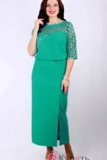 Платье Camelia 17106 темная бирюза