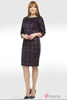 Платье DilanaVIP 1155 тёмно-синий