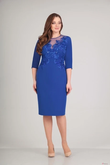 Платье Arita Style (Denissa) 1118 синий #1