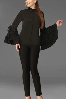 Блузка, туника, рубашка DILIA 0098 черный