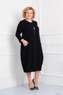 Платье Algranda 2866 черный с украшением