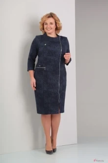 Платье Diamant 1256 синий