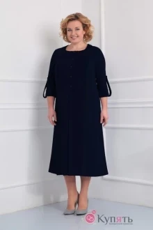Платье ALGRANDA 2860-1 тёмно-синий