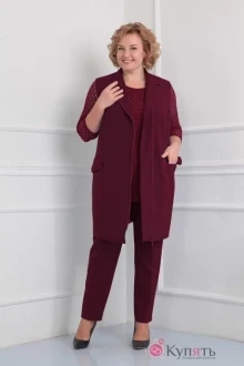 Брючный костюм ALGRANDA 2846 бордо