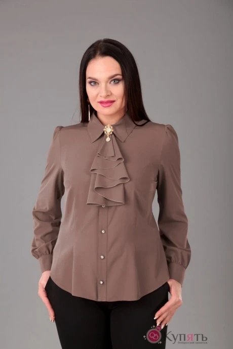Блузка, туника, рубашка Таир-Гранд 62294 какао #1
