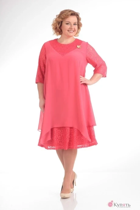 Платье УТИЛЬ Pretty 646 коралл #1