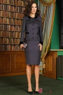 Юбочный костюм Lissana 3329 лаванда