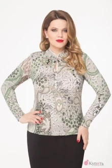 Блузка, туника, рубашка Дали 4068 олива