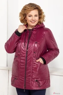 Куртка Ивелта Плюс 873 бордо