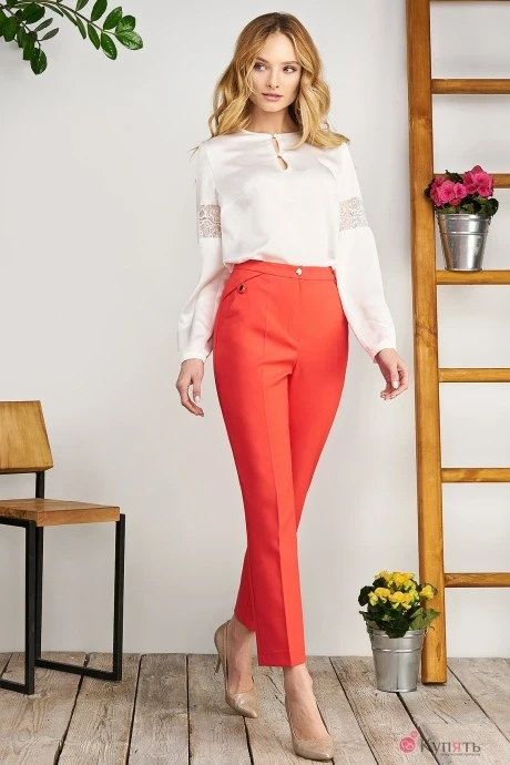 Брюки Bazalini 3040 красный #1